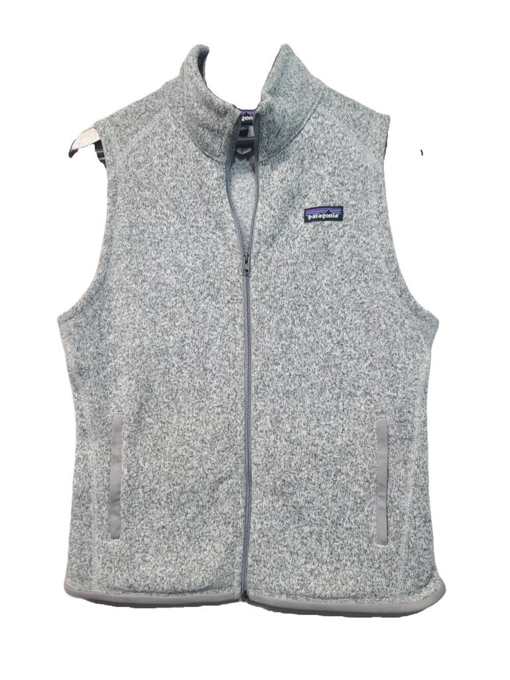 Patagonia Women's Better Sweater Fleece Vest Size M Gray Full Zip